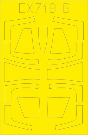 Eduard EX748 F-104DJ TFace pour maquette Kinetic au 1/48 – Bild 2