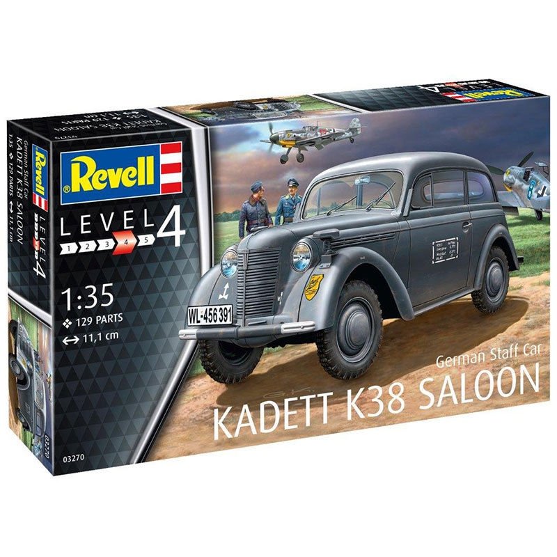 Revell 03270 Voiture d'état-major allemande KADETT K38 SALOON (1/35)