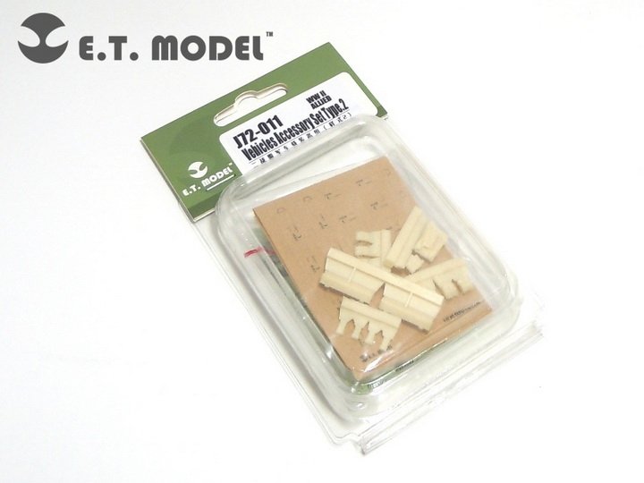 ET Modèle J72-011 Ensemble d&amp;#39;accessoires pour véhicules alliés de la Seconde Guerre mondiale Type 2