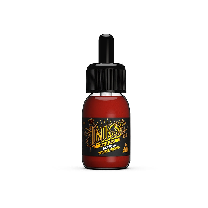 AK Interactive AK16010 INTENSE SIENNE – ENCRE 30 ml