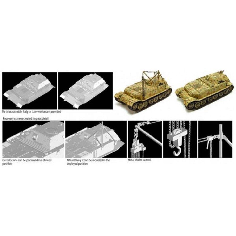 Dragon 6226 Bergepanzer Tiger (P) 1/35 – Bild 2