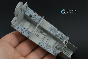 Quinta Studio QDS+32230 Tornado IDS Intérieur italien imprimé en 3D et coloré sur papier décalcomanie (Italeri) (Petite version) (avec pièces en résine imprimées en 3D) 1/32 – Bild 9