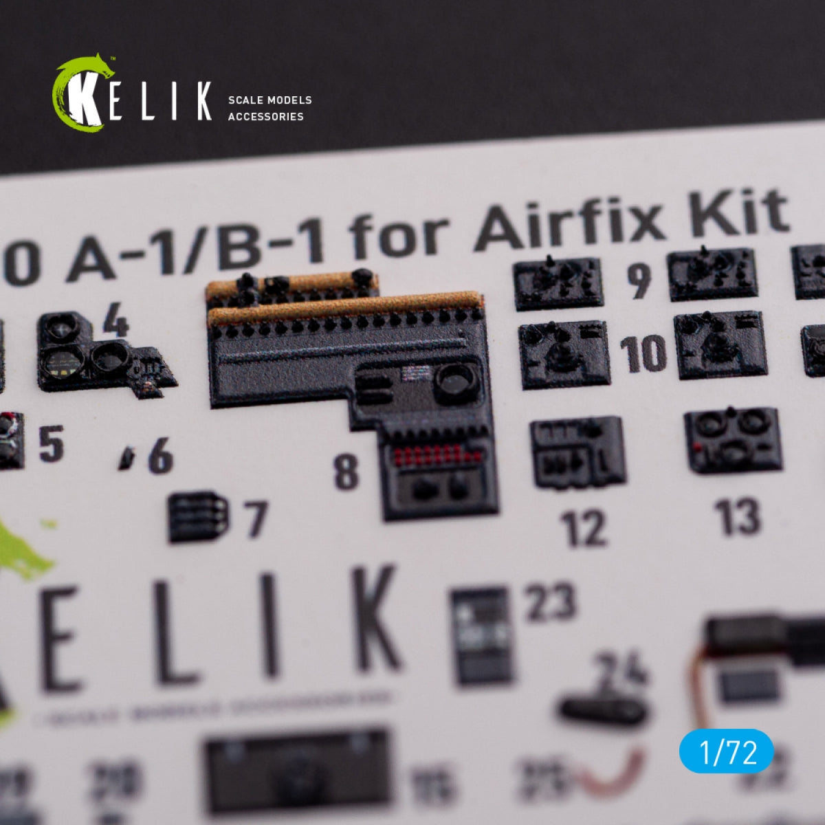 Décalcomanies 3D intérieures KELIK K72069 pour maquette Airfix au 1/72 du Messerschmitt Me410A-1 – imagen 3