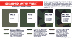 Hataka HTK-AS65 Ensemble de peinture AFV de l&amp;#39;armée finlandaise moderne (6x17 ml) – image 3