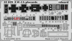 Plaques Eduard 32829 F4U-1A 1/32 Tamiya