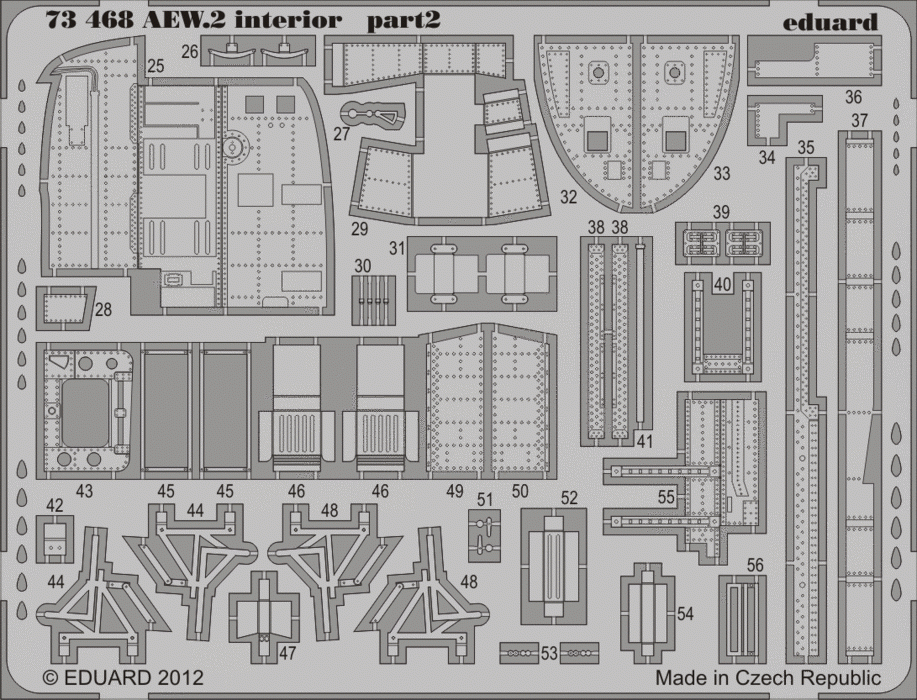 Eduard 73468 Sea King AEW.2 intérieur SA 1/72 CYBER HOBBY – image 3