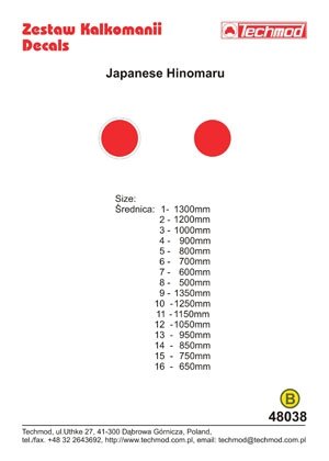Techmod 48038 - Hinomarus japonais (1/48) – image 2