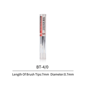 Embouts de pinceaux fins DSPIAE FBT-4/0 4/0 (lot de 3) / Embouts de pinceaux de précision