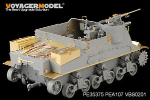 Maquette Voyager PE35375 Fusil américain M7 Priest de la Seconde Guerre mondiale (production intermédiaire) avec étui à munitions et ensemble téléphonique pour DRAGON 6637 au 1/35 – immagine 10