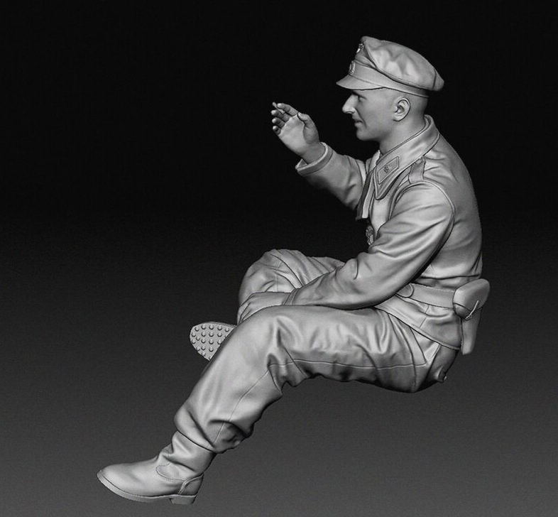 Das Werk DW16007 Commandant de char allemand 1/16 – image 3