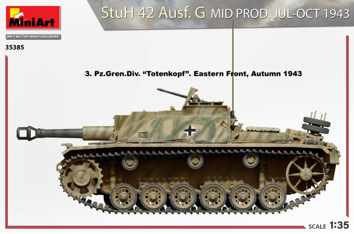MiniArt 35385 StuH 42 Ausf. G MID PRODUIT PAR JUILLET-OCTOBRE 1943 1/35 – immagine 7