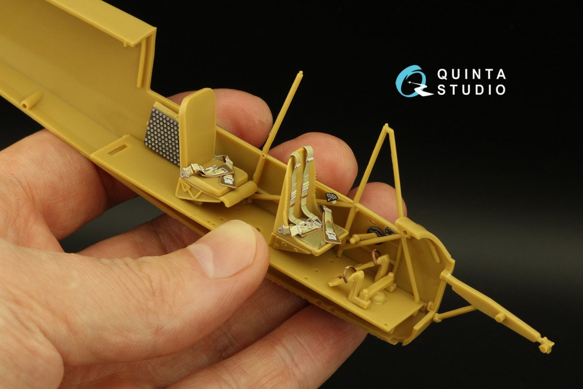 Intérieur imprimé en 3D et coloré sur papier décalcomanie Quinta Studio QD35072 Fi 156C (Hobby Boss (ex-Tristar)) 1/35  – image 6