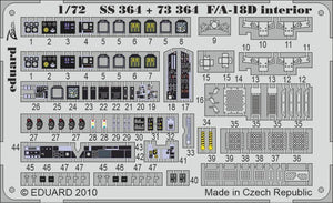 Eduard 73364 F/A-18D Photo etched set for ACADEMY 1/72