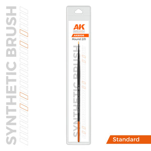 AK Interactive AKB006 AK SYNTHETIC BRUSH – ROUND 2/0 – imagen 2