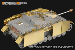 Voyager modèle PEA154 WWII allemand StuG.IV schürzen (pour kit DRAGON) 1/35