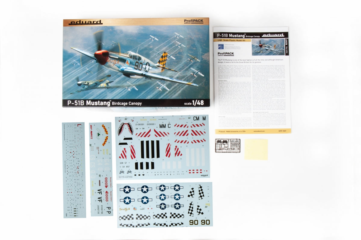 Verrière Birdcage Eduard 82107 pour P-51B Mustang, échelle 1/48 – image 3