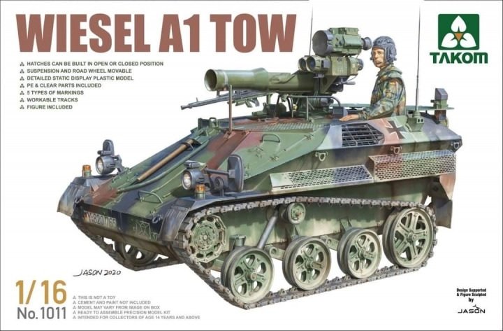 Takom 1011 Wiesel A1 Remorquage 1/16