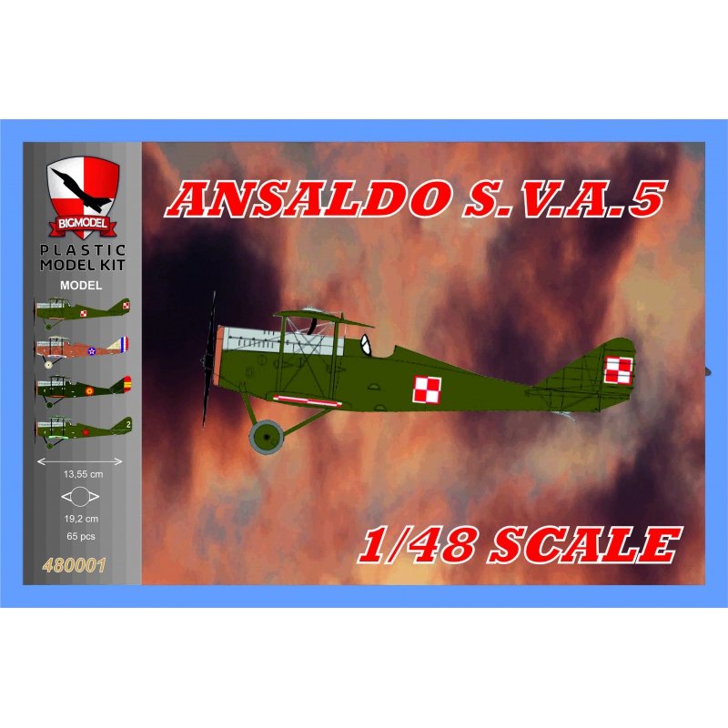 Grand Modèle 480001 ANSALDO SVA 5 1/48