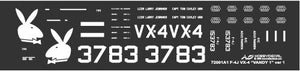 HobbyDecal AL72001V1 F-4J VX-4 Vandy1 Black Bunny Octobre 1972 1/72 – image 3