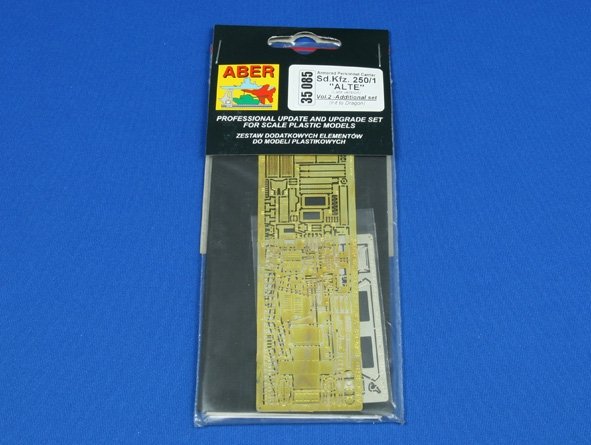 Aber 35085 Sd.Kfz.250 Alt (pozny) - ensemble supplémentaire (DRA) (1/35) – immagine 3