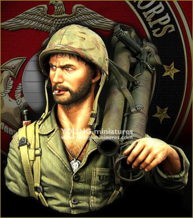 Young Miniatures YM1880 USMC PACIFIQUE Seconde Guerre mondiale 1/10