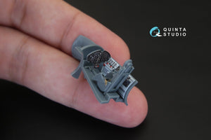 Intérieur imprimé en 3D et coloré sur papier décalcomanie Quinta Studio QD72026 MiG-15 (pour maquette Eduard) au 1/72 – immagine 7