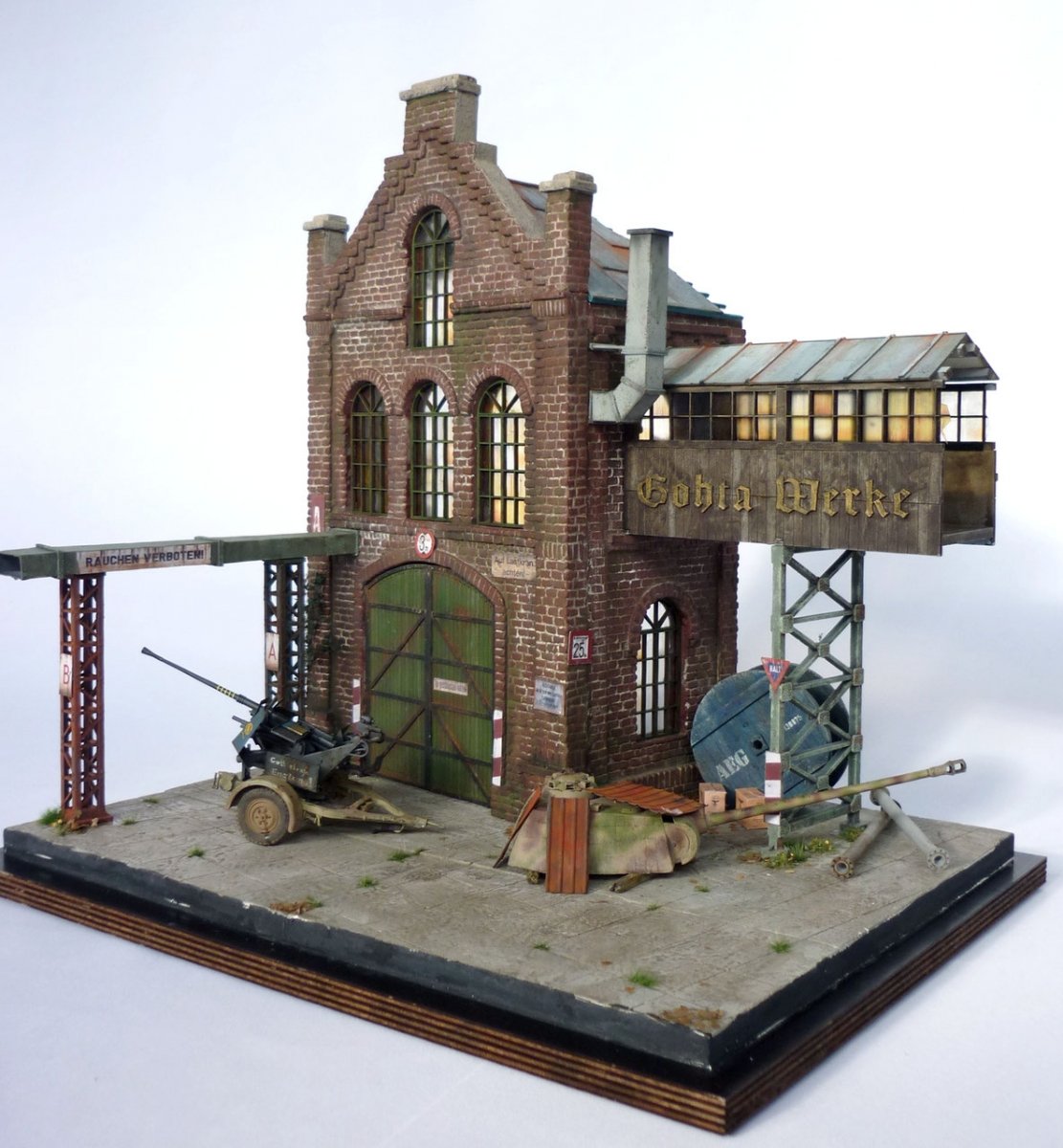 RT-Diorama 35288 Diorama-Base : &amp;quot;Gohta Werke&amp;quot; 1/35  – image 12