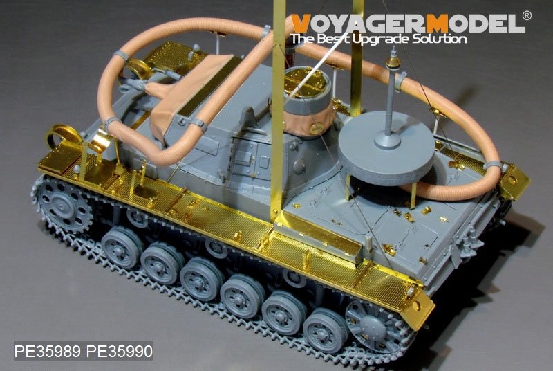 Maquette Voyager PE35989, char allemand Pz.KPfw.III (T)Ausf.F « Opération Seelowe » de la Seconde Guerre mondiale, pour DRAGON 6877/6717, échelle 1/35 – image 10