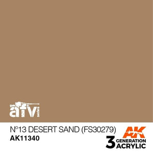 AK Interactive AK11340 Nº13 Sable du désert (FS30279) 17 ml