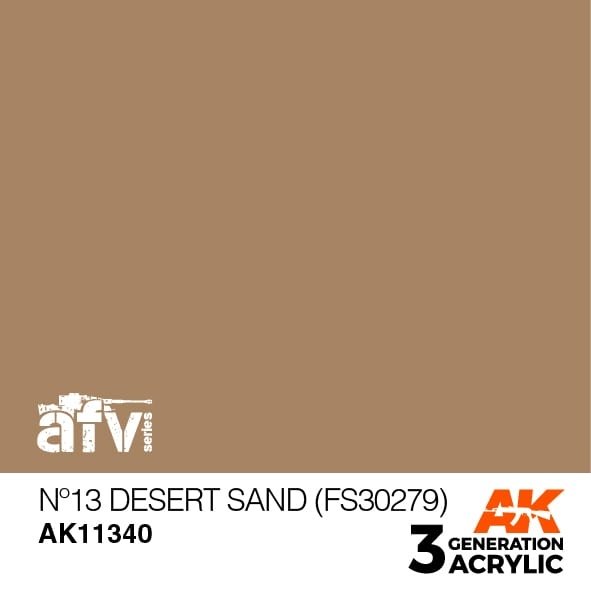 AK Interactive AK11340 Nº13 Sable du désert (FS30279) 17 ml
