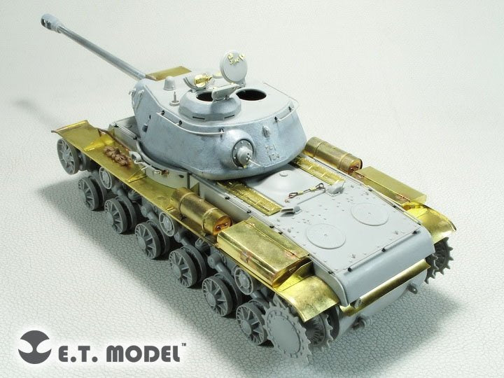 Maquette ET Model E35-285 Char lourd soviétique KV-85/KV-122 de base pour kit TRUMPETER au 1/35 – immagine 2