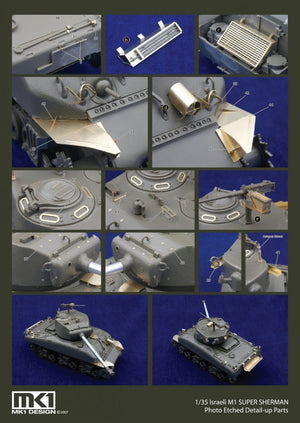 MK1 Design MM-35010 Pièces de détail pour M1 Sherman Tamiya 1/35 – Bild 3