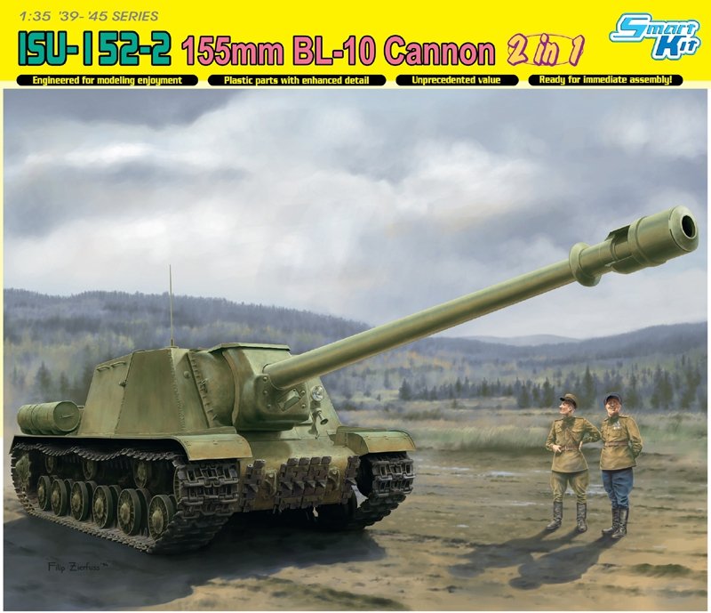 Dragon 6796 ISU-152-2 Canon BL-10 de 155 mm 2 en 1 (1/35)