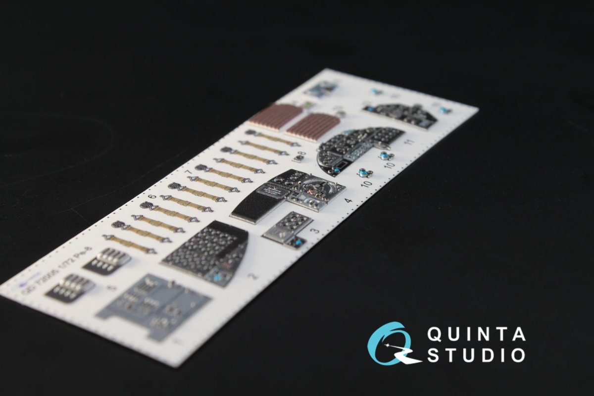 Quinta Studio QD72005 Pe-8/TB-7 3D-Printed &amp;amp; coloured Interior on decal paper for Zvezda 1/72 – zdjęcie 2
