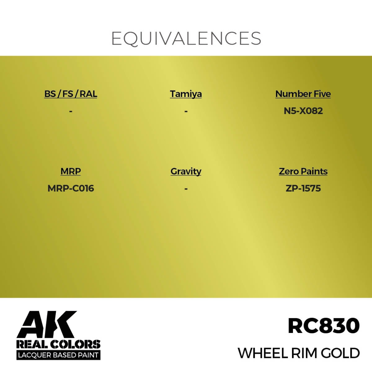 Jante AK Interactive RC830 Or 17 ml – imagen 3