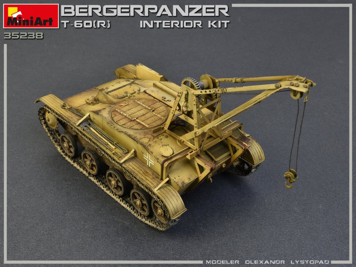 MiniArt 35238 BERGEPANZER T-60 ( r ) KIT INTÉRIEUR 1/35 – Bild 9