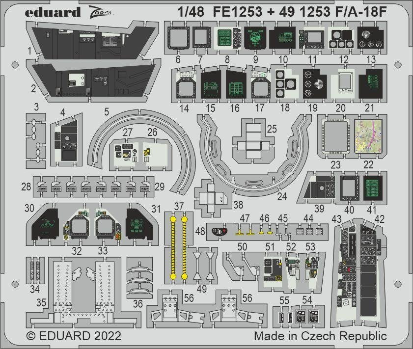 Eduard BIG49324 F/A-18F MENG 1/48 – imagen 3