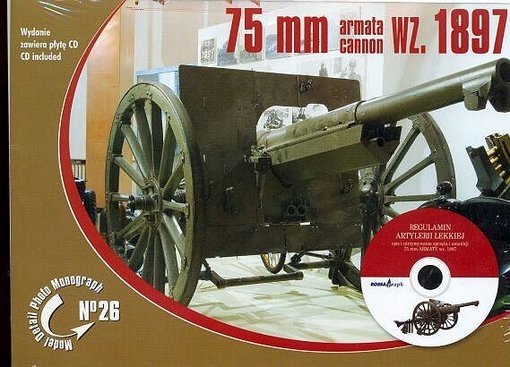 Rossagraph Model Detail Photo Monograph n° 26 - Canon modèle 1897 de 75 mm (avec CD) PL/EN