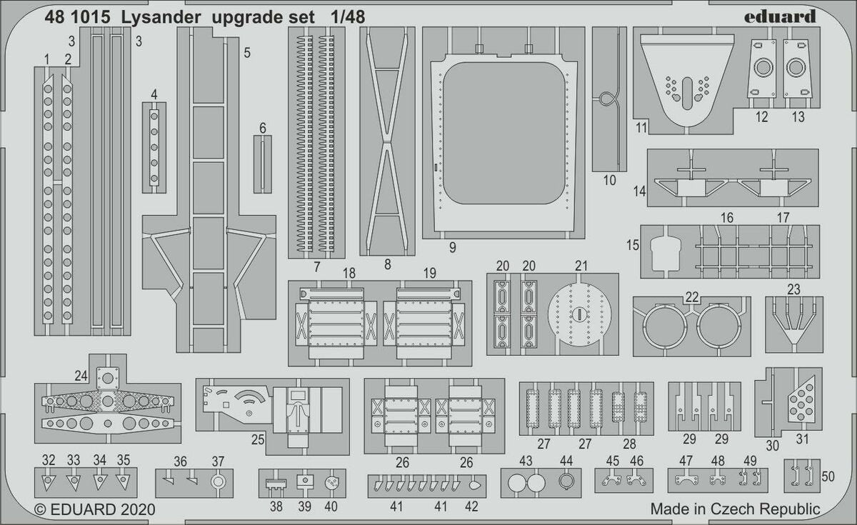 Kit d'amélioration Lysander Eduard 481015 pour EDUARD 1/48
