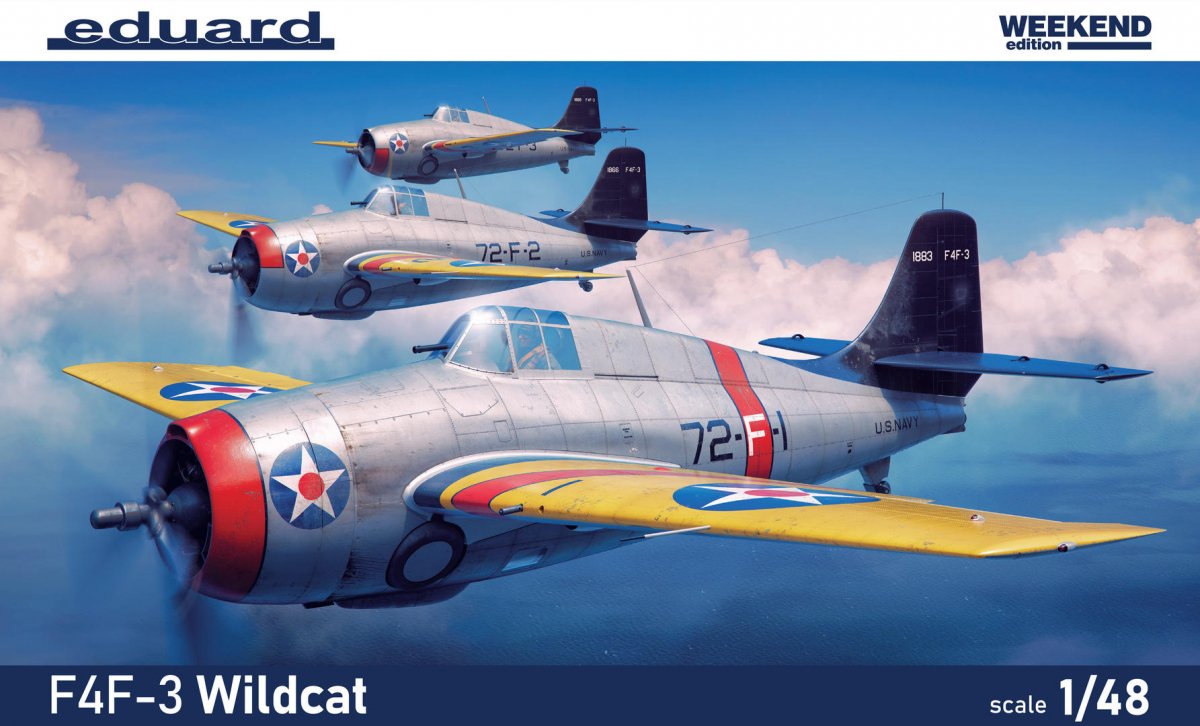Eduard 84193 F4F-3 Wildcat Édition Week-end 1/48