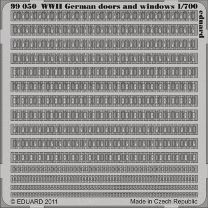 Eduard 99050 Portes et fenêtres allemandes Seconde Guerre mondiale 1/700