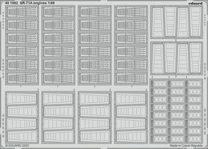 Eduard 481082 SR-71A engines REVELL 1/48