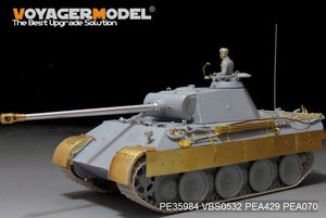 Maquette Voyager PE35984 Char Panther A allemand de la Seconde Guerre mondiale, version de base, pour TAKOM 2097 au 1/35 – Bild 13