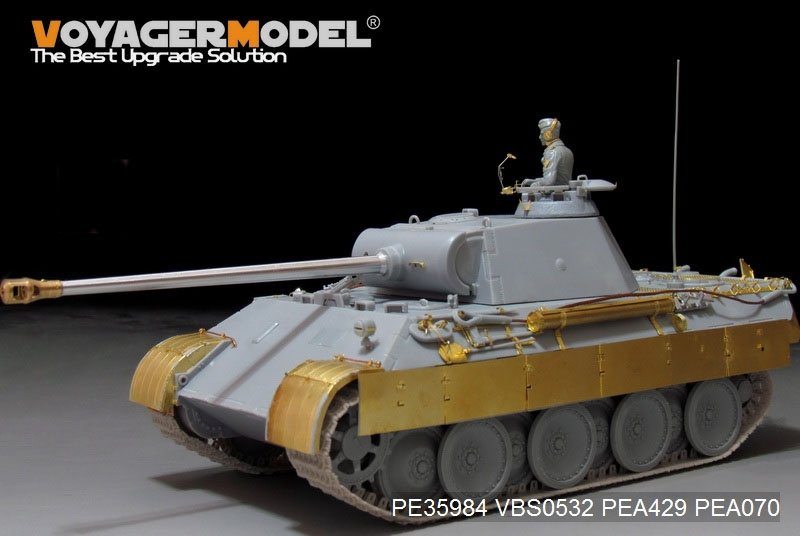 Maquette Voyager PE35984 Char Panther A allemand de la Seconde Guerre mondiale, version de base, pour TAKOM 2097 au 1/35 – Bild 13