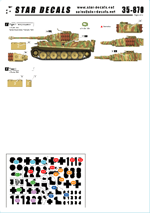 Star Decals 35-870 Chars allemands en Italie 1 1/35 – immagine 2