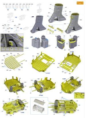 Pièces de détail pour la maquette Very Fire VF350019 du croiseur léger japonais Yahagi (Hasegawa 40026, échelle 1/350) – imagen 7