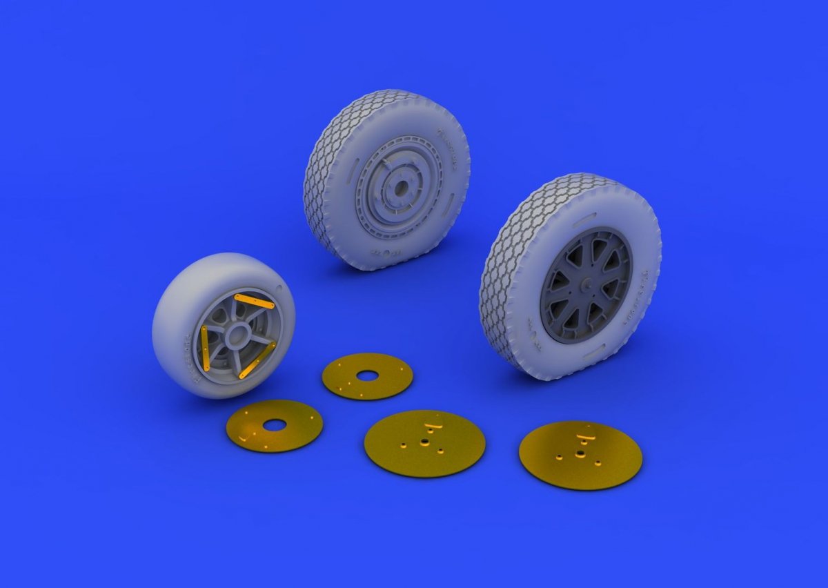 Roues Eduard 648203 P-39 fin 1/48 (EDUARD) – Bild 6