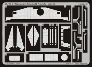 Eduard 35751 Zimmerit StuG. III Ausf. G 1/35 Dragon – Bild 2