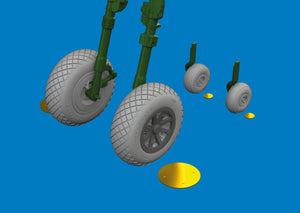 Roues Eduard 6481057 P-40E à bande de roulement diamantée Eduard 1/48 – image 2