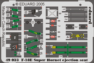 Ceintures de sécurité Lancaster Eduard 49034, échelle 1/48, Tamiya